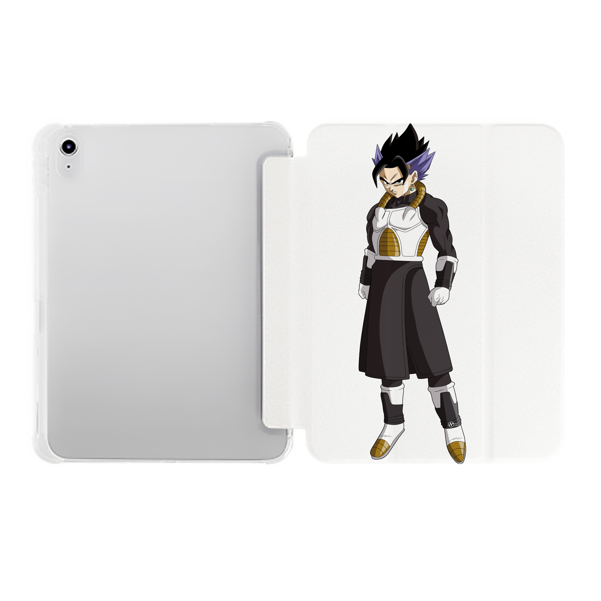 （画像用） ドラゴンボール ベジット DRAGON BALL Vegetto IPad ケース ペン収納付き 三つ折りスタンド PUレザー×シリコン 対応機種9.5/10.5/10.9インチ